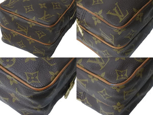 LOUIS VUITTON ルイヴィトン ショルダーバッグ ミニアマゾン モノグラム M45238 ブラウン ゴールド金具 良品 中古 54113