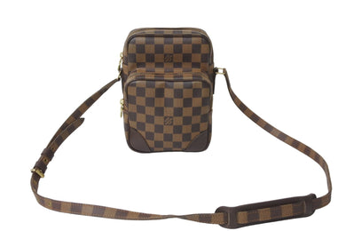 LOUIS VUITTON ルイ・ヴィトン ショルダーバッグ ダミエ アマゾン ダミエキャンバス N48074 ゴールド金具 美品 中古 54132