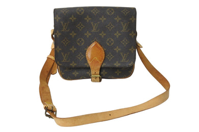 LOUISVUITTON ルイヴィトン カルトシエールMM ショルダーバッグ M51253 モノグラムキャンバス ブラウン 良品 中古 54147
