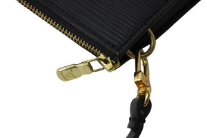 極美品 LOUIS VUITTON ルイ・ヴィトン ハンドバッグ ポシェット・アクセソワール エピ M52942 ブラック ゴールド金具 中古 54152