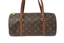 Load image into Gallery viewer, LOUIS VUITTON ルイヴィトン パピヨン30 ショルダーバッグ モノグラム ブラウン ゴールド金具 M51365 美品 中古 54156