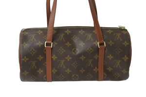 LOUIS VUITTON ルイヴィトン パピヨン30 ショルダーバッグ モノグラム ブラウン ゴールド金具 M51365 美品 中古 54156