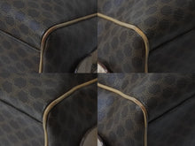 Load image into Gallery viewer, CELINE セリーヌ ミニボストンバッグ ハンドバッグ マカダム柄 M14 PVCコーティングキャンバス ブラウン 良品 中古 54165