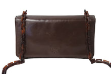 Load image into Gallery viewer, PRADA プラダ ショルダーバッグ チェーンショルダー RY19 ○D □OH ロゴ ブラウン レザー イタリア製 美品 中古 54166
