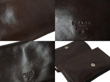 Load image into Gallery viewer, PRADA プラダ ショルダーバッグ チェーンショルダー RY19 ○D □OH ロゴ ブラウン レザー イタリア製 美品 中古 54166