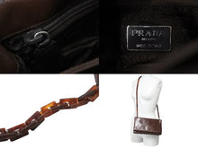 Load image into Gallery viewer, PRADA プラダ ショルダーバッグ チェーンショルダー RY19 ○D □OH ロゴ ブラウン レザー イタリア製 美品 中古 54166