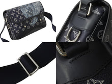 Load image into Gallery viewer, LOUIS VUITTON ルイヴィトン ショルダーバッグ サバンナPM チャップマンブラザーズ M54248 ネイビー シルバー金具 美品 中古 54179