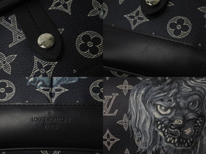LOUIS VUITTON ルイヴィトン ショルダーバッグ サバンナPM チャップマンブラザーズ M54248 ネイビー シルバー金具 美品 中古 54179