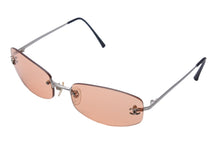 Load image into Gallery viewer, CHANEL シャネル サングラス メガネ ココマーク 4002 オレンジ シルバー ブラック サイズ54□19 美品 中古 54189