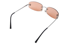Load image into Gallery viewer, CHANEL シャネル サングラス メガネ ココマーク 4002 オレンジ シルバー ブラック サイズ54□19 美品 中古 54189