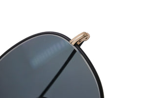 CHANEL シャネル サングラス メガネ アイウェア ティアドロップ ココマーク ブラック ゴールド 02463 90405 美品 中古 54190
