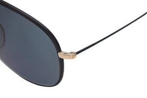 CHANEL シャネル サングラス メガネ アイウェア ティアドロップ ココマーク ブラック ゴールド 02463 90405 美品 中古 54190
