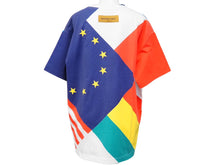 Load image into Gallery viewer, LOUIS VUITTON ルイヴィトン 半袖Ｔシャツ 19AW 総柄 国旗 マルチカラー コットン サイズS RM192 NPG HHY81W 美品 中古 54204