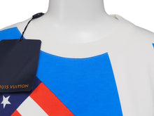 Load image into Gallery viewer, LOUIS VUITTON ルイヴィトン 半袖Ｔシャツ 19AW 総柄 国旗 マルチカラー コットン サイズS RM192 NPG HHY81W 美品 中古 54204