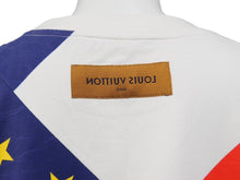 Load image into Gallery viewer, LOUIS VUITTON ルイヴィトン 半袖Ｔシャツ 19AW 総柄 国旗 マルチカラー コットン サイズS RM192 NPG HHY81W 美品 中古 54204
