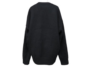 ami alexandre mattiussi アミアレクサンドレマチウシ ニット・セーター クルーネックセーター ブラック サイズM 美品 中古 54207 