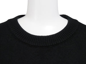 ami alexandre mattiussi アミアレクサンドレマチウシ ニット・セーター クルーネックセーター ブラック サイズM 美品 中古 54207 