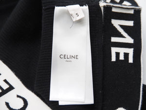 CELINE セリーヌ タンクトップ スポーツブラ アスレチックニット ブラック サイズS 2A68L372N コットン ナイロン 美品 中古 54211
