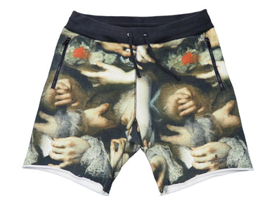 Supreme シュプリーム ショートパンツ アンダーカバー 総柄 15SS スウェットパンツ マルチカラー コットン L 良品 中古 54216 
