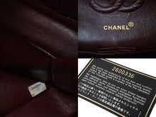 Load image into Gallery viewer, CHANEL シャネル マトラッセ25 ショルダーバッグ ダブルフラップ 2番台 ラムスキン ブラック ゴールド金具 美品 中古 54277