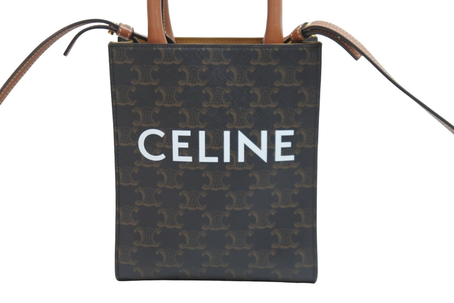 CELINE セリーヌ ミニ バーティカルカバ トリオンフ 2WAY ショルダー