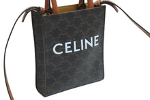 Load image into Gallery viewer, CELINE セリーヌ ミニ バーティカルカバ トリオンフ 2WAY ショルダーバッグ ブラウン 194372BZK.04LU 美品 中古 54285