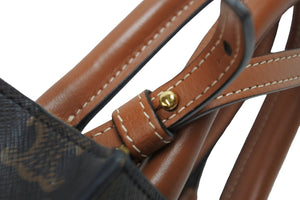 CELINE セリーヌ ミニ バーティカルカバ トリオンフ 2WAY ショルダーバッグ ブラウン 194372BZK.04LU 美品 中古 54285