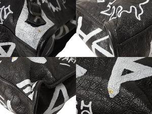 BALENCIAGA バレンシアガ トートバッグ グラフィティ クラシックシティ ミディアム 505550.Y.535269 シルバー金具 美品 中古 54297