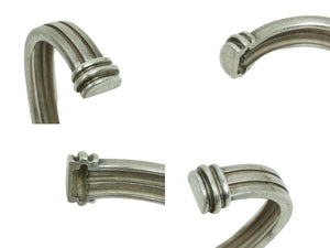 iffany&Co. ティファニー バングル アトラス グルーブドカフ 重さ46.4g ATLAS GROOVED CUFF Ag925 中古 54302