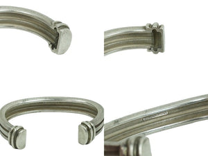iffany&Co. ティファニー バングル アトラス グルーブドカフ 重さ46.4g ATLAS GROOVED CUFF Ag925 中古 54302