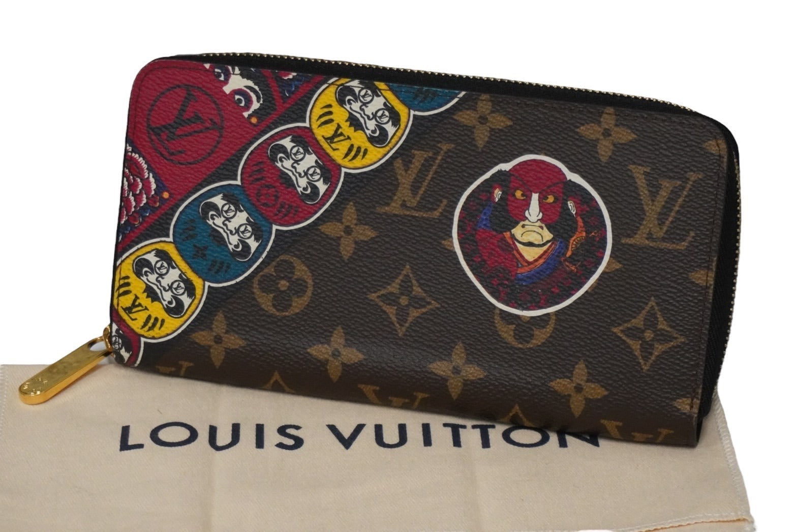 美品】LOUISVUITTON にぎわす モノグラム エクリプス ジッピーXL