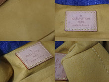 Load image into Gallery viewer, LOUIS VUITTON ルイ・ヴィトン ハンドバッグ プレオウンド プリーティ モノグラムデニム M95020 ゴールド金具 美品 中古 54320
