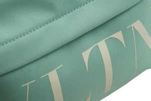 VALENTINO ヴァレンティノ リュック VLTN バックパック ブルー ナイロン WY2B0993YHST01 シルバー金具 良品 中古 54369