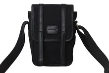 Load image into Gallery viewer, DIOR HOMME ディオールオム ショルダーバッグ ブラック キャンバス レザー 175-BM-0086 シルバー金具 良品 中古 54371