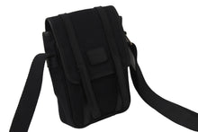 Load image into Gallery viewer, DIOR HOMME ディオールオム ショルダーバッグ ブラック キャンバス レザー 175-BM-0086 シルバー金具 良品 中古 54371