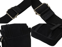 Load image into Gallery viewer, DIOR HOMME ディオールオム ショルダーバッグ ブラック キャンバス レザー 175-BM-0086 シルバー金具 良品 中古 54371