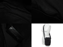 Load image into Gallery viewer, DIOR HOMME ディオールオム ショルダーバッグ ブラック キャンバス レザー 175-BM-0086 シルバー金具 良品 中古 54371