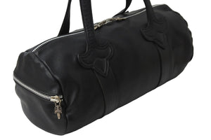 CHROME HEARTS クロムハーツ ボストンバッグ タイニーダッフル ダガージップ レザー ブラック シルバー金具 美品 中古 54375