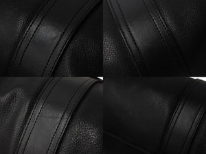 CHROME HEARTS クロムハーツ ボストンバッグ タイニーダッフル ダガージップ レザー ブラック シルバー金具 美品 中古 54375
