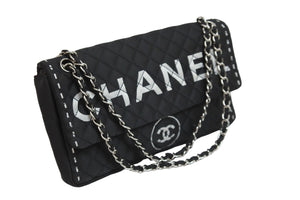 CHANEL シャネル ショルダーバッグ マトラッセ ロゴバッグ 2way チェーン ショルダーバッグ 11番台 シルバー金具 美品 中古 54399