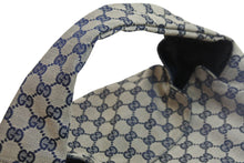Load image into Gallery viewer, GUCCI グッチ ショルダーバッグ ハンドバッグ 286307 204046 GGキャンバス レザー ベージュ ブルー ゴールド金具 美品 中古 54415