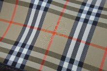 Load image into Gallery viewer, BURBERRY バーバリー セミショルダーバッグ ノバチェック キャンバスレザー ブラウン ベージュ ゴールド金具 美品 中古 54418