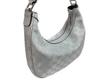 Load image into Gallery viewer, GUCCI グッチ ハンドバッグ ワンショルダーバッグ GGスプリーム 263757 524947 シルバー レザー GGキャンバス 美品 中古 54420