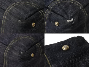CHANEL シャネル ハンドバッグ スパークリングデニム ココマーク A31985 10番台 インディゴ ゴールド金具 美品 中古 54429
