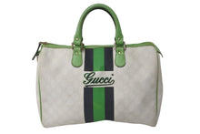 Load image into Gallery viewer, GUCCI グッチ ハンドバッグ ミニボストンバッグ 189895 GG 491403 JOYライン GGスプリームキャンバス シルバー金具 良品 中古 54430