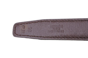 HERMES エルメス ベルト H バックル □D刻印 ボックスカーフ ナロー レザー 65 ブラック ブラウン ゴールド金具 美品 中古 54434