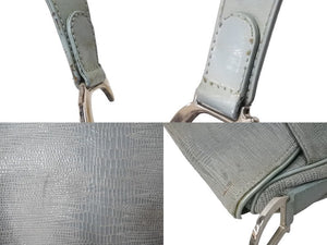 Dior ディオール トロッター ガリアーノ期 ダブルサドル ショルダーバッグ CDロゴ ブルー 美品 中古 54443