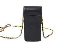 Load image into Gallery viewer, CHANEL シャネル ショルダー 縦長 キャビアスキン 3番台 KB ミニマトラッセ 携帯ケース バッグ 美品 中古 54464