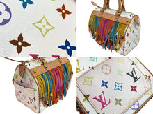 Load image into Gallery viewer, 極美品 LOUIS VUITTON ルイヴィトン 村上隆 ハンドバッグ スピーディ25 フラーンジュ モノグラムマルチ M40113 ブロン 中古 54465