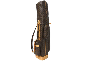 LOUIS VUITTON ルイヴィトン M58221 サック ゴルフ キャディバッグ クラブケース モノグラム ゴールド金具 良品 中古 54468